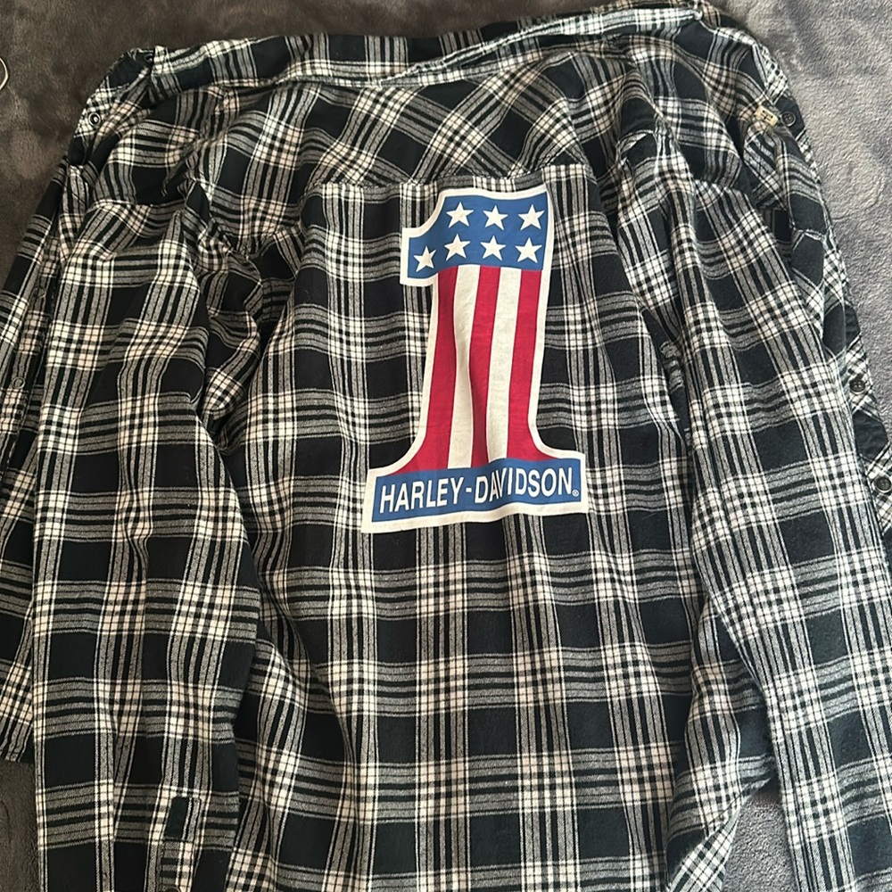 Harley Davidson button down